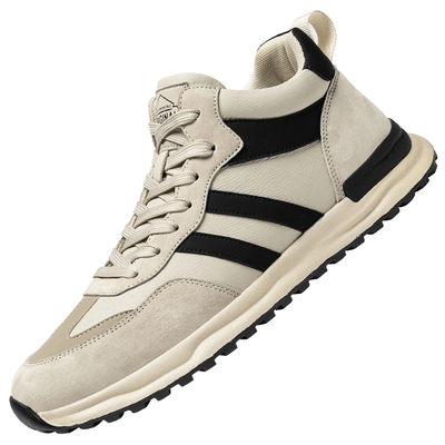 高帮休闲百搭德训鞋厚底阿甘男鞋