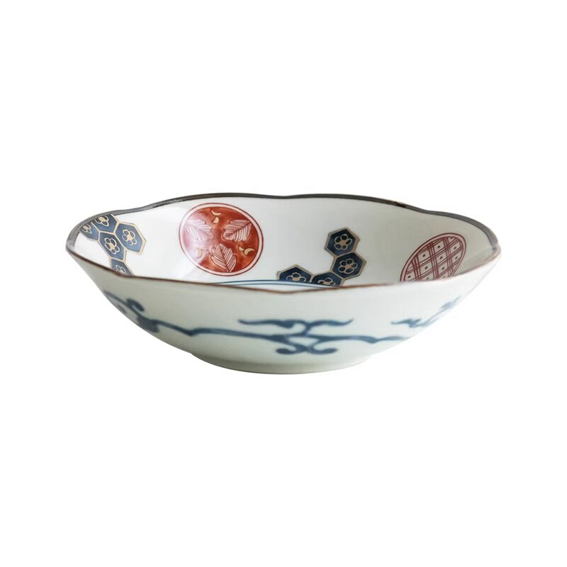 日本美浓烧进口陶瓷餐具蘸料碟