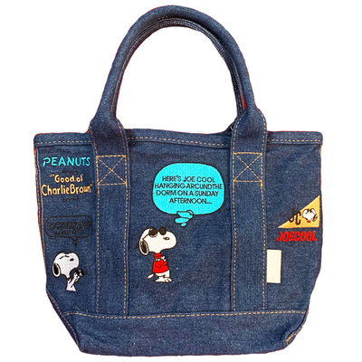 牛仔史努比托特包日系卡通