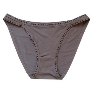 莫代尔内裤女士中低腰高叉舒适运动字母纯棉档透气薄款性感三角裤