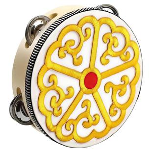 铃鼓舞蹈道具巴郎仔刺绣贴花手鼓维族舞儿童舞台跳舞表演演出专用