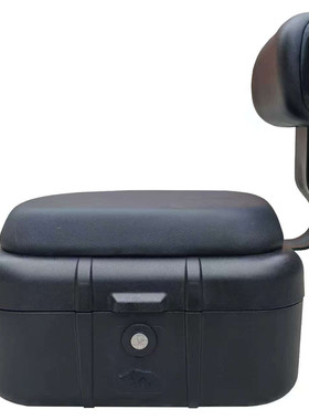 折叠电动车后座箱可坐成人储物箱