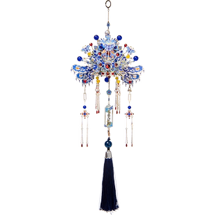 粉凤冠金属拼图立体拼装模型积木头饰挂饰diy手工车载挂件礼物女