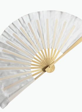 优质竹子扇骨白色功夫扇太极扇纸扇书生舞蹈扇表演扇逍遥扇可定制