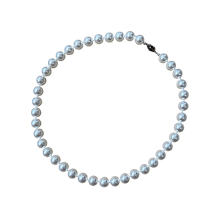 许我耀眼赵露思同款澳白珍珠项链女轻奢仿天然海水极光仙女链