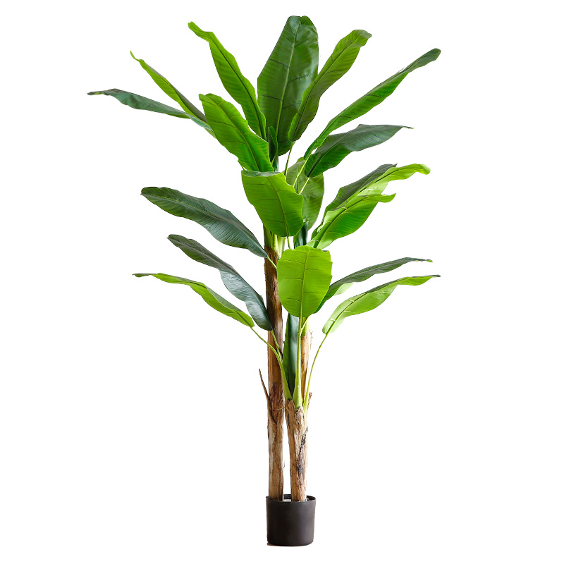 北欧大型仿真植物芭蕉绿植假叶客厅落地树装饰庭院大叶塑料盆栽