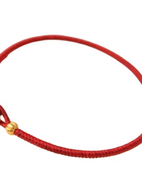 郁金香转运珠手工结婚泰蜡红手绳