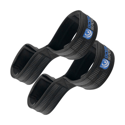 八字硬拉助力带健身举重杠铃引体