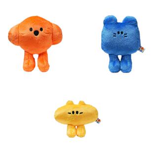 MoovaLab猫狗宠物玩具磨牙洁齿耐咬布绒小狗解闷互动发声自嗨神器