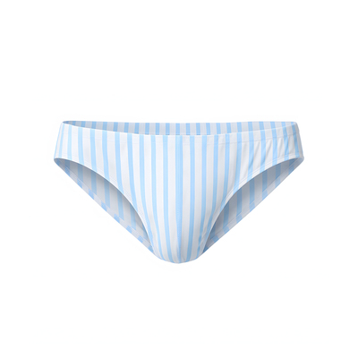 UPRO柚璞蓝条柠檬柚印花三角泳裤summer love爱在夏天男士泳衣