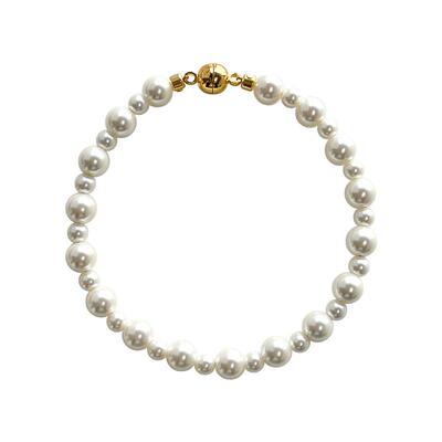 NININA金球磁吸扣珍珠手链