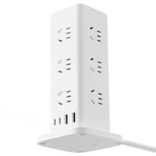 公牛立式插座桌面插排面板带USB充电宿舍多功能排插多孔位插线板