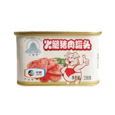 天坛火腿猪肉瘦肉中粮小白猪198g