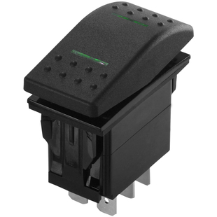 12V轮船游艇 前进-空档-后退 三档自锁7脚汽车房车观光车开关24V