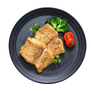 味知香煎西式鱼排冷冻厚切腌制无骨鱼肉轻食商用黑椒香烤巴沙鱼排