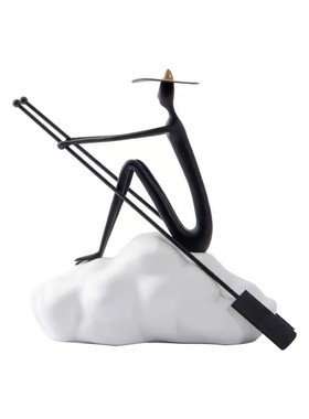 抽象划船人物艺术家居装饰品摆件