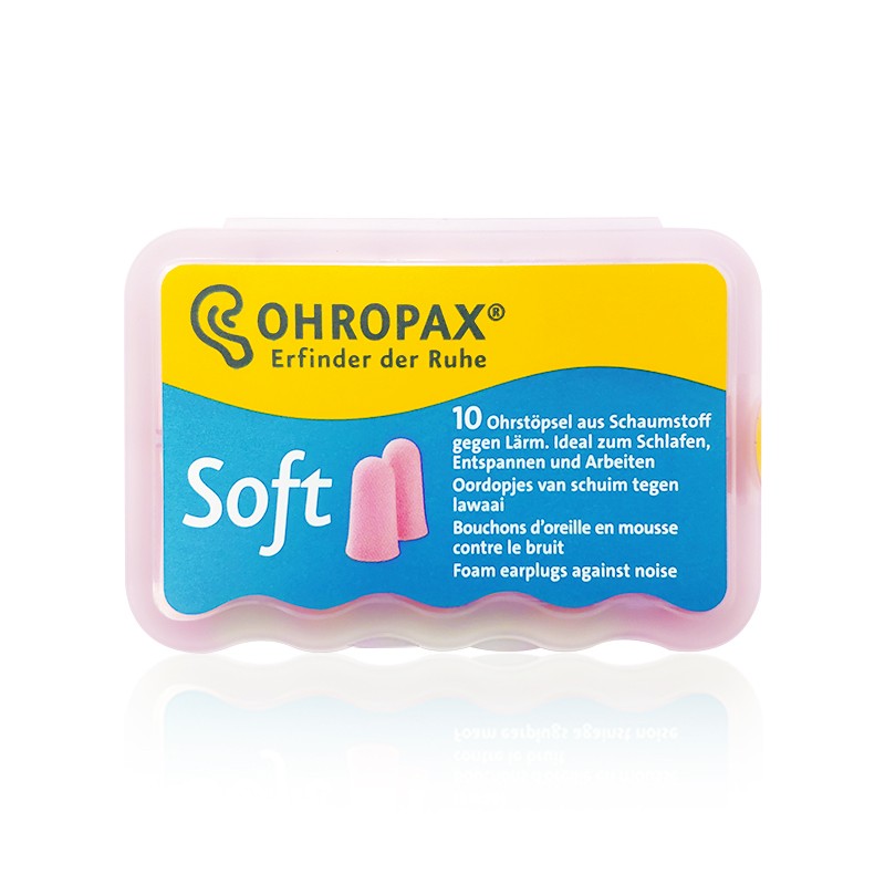 【好物体验专享】德国OHROPAX耳塞soft5对 中号舒适款