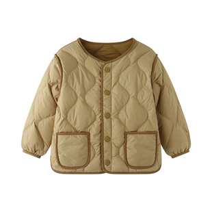 巴拉可儿儿童轻薄羽绒服内胆女童男童中大童学生校服神器内穿外套