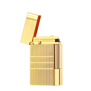 官方正品玛杜罗朗声打火机充气盖茨比条纹黄铜声音清脆送男友礼物