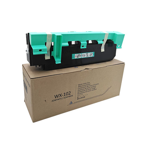 适用柯美WX102废粉仓 Bizhub 552 652 654 754 美能达 654e 754e 758 808 Pro958废粉盒 黑白机 废粉回收瓶