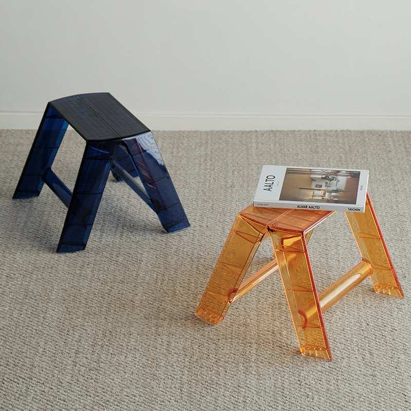 北欧家用梯子架ins边折叠边室内红人梯架网几字置物架多功能三步