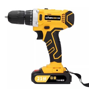 充电冲击手电钻电动螺丝刀家用电转手枪钻手持式变速锂电无刷电钻