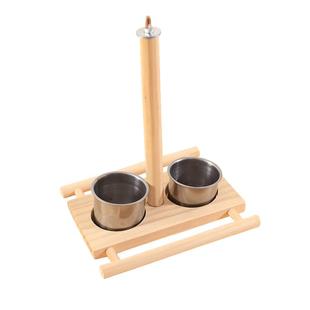 鹦鹉悬挂空中食盒多功能不锈钢互动方便防洒玄凤牡丹虎皮小鸟用具