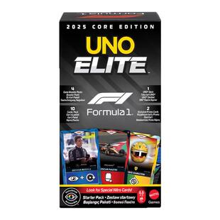 UNO牌桌游Elite 风火轮联名F1赛车珍藏系列纸牌收藏卡牌棋牌扑克