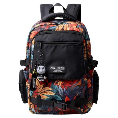 TRUFFLE树叶大容量初中书包大学生双肩包男女小学生电脑旅行背包