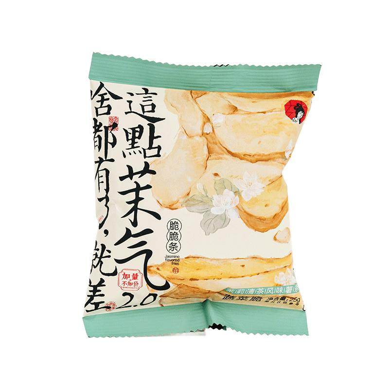 茶颜悦色原切薯条茉气脆脆条茉莉清茶风味休闲小吃办公室小零食