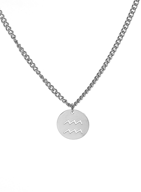 psycho7新款十二星座不掉色项链