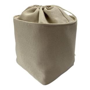 适用The row托特水桶包内胆包中包收纳整理内袋纯色内撑抽绳束口