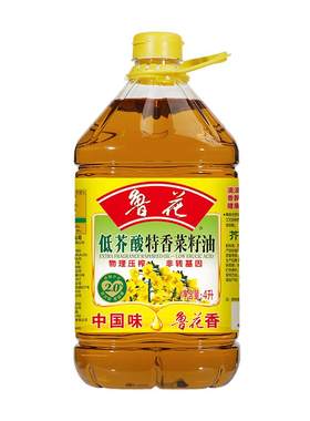 鲁花低芥酸特香物理压榨菜籽油