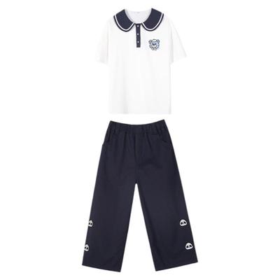 初中生套装少女夏季日系JK海军领