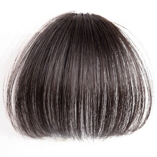 全真发漫画刘海假发片女自然前额齐刘海张元英同款空气刘海假头帘