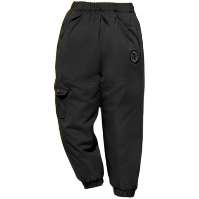 雅鹿儿童加厚冬季羽绒裤