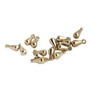 14K包金保色diy饰品配件水滴雨滴项链耳饰尾链吊坠首饰吊饰小挂件