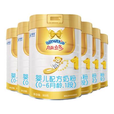 【新国标】澳优能立多（能力多）1段800g*6罐婴儿配方奶粉