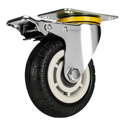 重型黑胶万向轮轮子重型静音脚轮