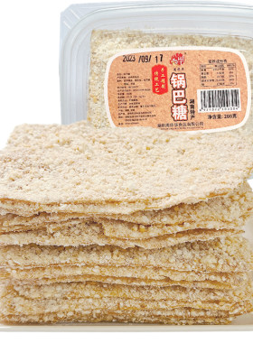 津市周华华糕点锅巴糖香酥脆口