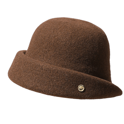 84%羊毛礼帽女复古显脸小渔夫帽