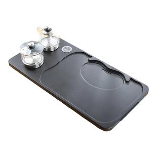 天然乌金石茶盘套装全自动一体带电磁炉烧水壶石盘石头家用大茶台