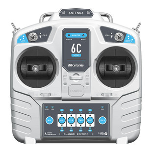 迈克MC E6 2.4G 遥控器固定翼航模E6R接收机带飞控自稳板机冲浪者