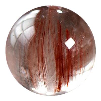 7A天然红铜发晶散珠子手链男女士