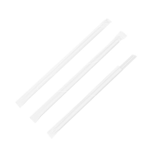 一次性牛皮纸吸管粗细尖头1.2cm大珍珠奶茶果汁饮料咖啡独立包装