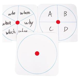 磁吸转盘空白可擦写英语课堂游戏分组教具儿童抽签玩具早教学认字