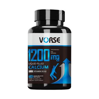 vorse小分子液体钙1200mg青少年中老年补钙片D3 K2维生素旗舰店
