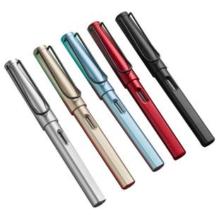 六品堂小楷软笔钢笔式毛笔套装狼毫笔头初学书法软头笔便携可加墨新科学毛笔换墨囊秀丽笔练字勾线画画软毛笔