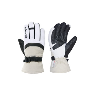 挪客防水五指滑雪手套2025新品秋冬保暖户外徒步登山防滑触屏手套