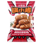 大希地火山石烤肠台湾热狗脆皮黑胡椒肉肠香肠空气炸锅食材冷冻品